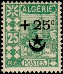 Stamp, Mosque of Sidi Abd er-Rahman, Algeria,  