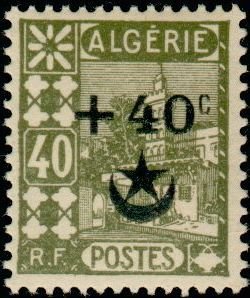 Stamp, Mosque of Sidi Abd er-Rahman, Algeria,  