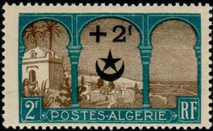 Stamp, Overlooking the Bay of Algiers, Algeria,  