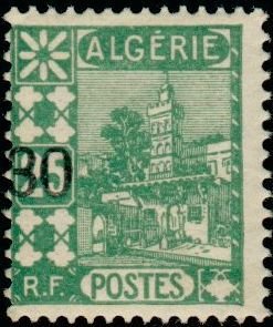 Stamp, Mosque of Sidi Abd er-Rahman, Algeria,  