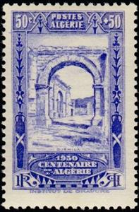 Stamp, Djemila, Algeria,  