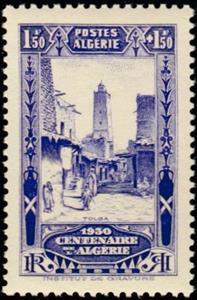 Stamp, Centenaire de l'Algérie française-Centenary of French Algeri, Algeria,  