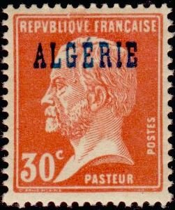 Stamp, Type Pasteur, Algeria,  