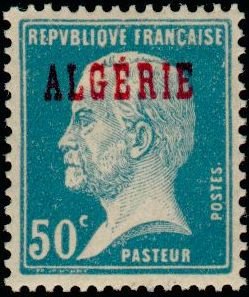 Stamp, Type Pasteur, Algeria,  