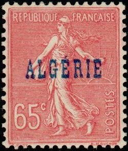 Stamp, Type Semeuse, Algeria,  