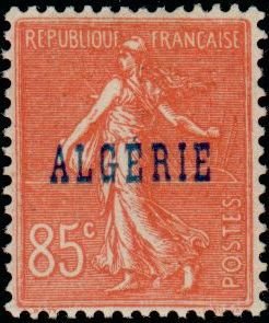 Stamp, Type Semeuse, Algeria,  