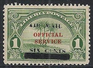 Stamp, Overprint, Liberia,  