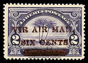 Stamp, Overprint, Liberia,  