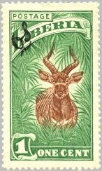 Bongo (Tragelaphus eurycerus) - Overprint