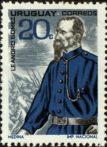 Stamp, Gral. Leandro Gomez, Uruguay,  