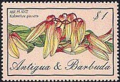 Stamp, Air Plant, Antigua and Barbuda,  