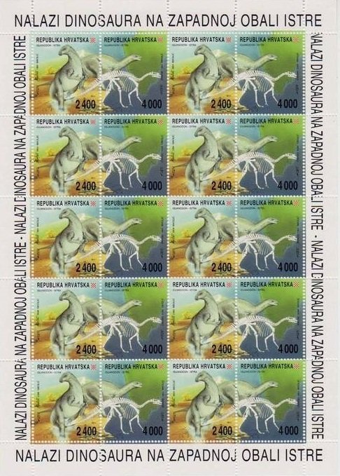 Iguanodon, Landscape and Map of Istria