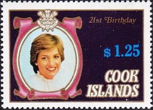 Stamp, Portrait, Cook Islands,  