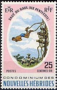 Stamp, During the Jump, Vanuatu,  , Sport