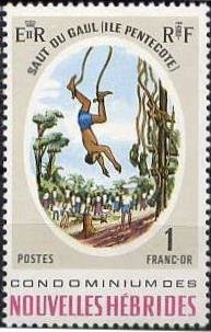 Stamp, Interception of the Jump, Vanuatu,  , Sport