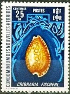 Stamp, Shellfish (Cribaria fischeri), Vanuatu,  