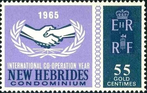 Handshake as a Symbol of Cooperation in the UN, Inscription