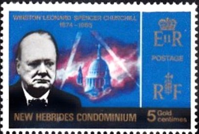 Winston Churchill, St. Paul's Cathedral surrounded by fireli