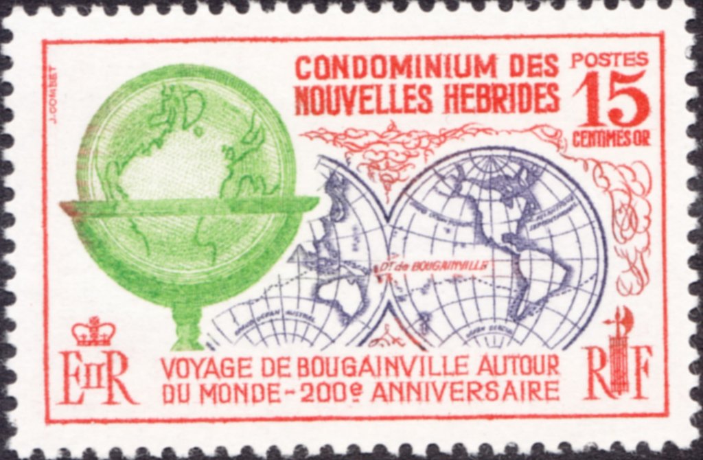 Globe, Maps with Route