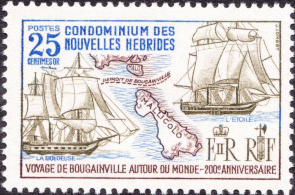 Map of Malekula andMala and "Bougainville Street"