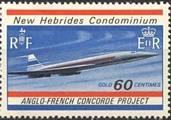 Side View of a Concorde