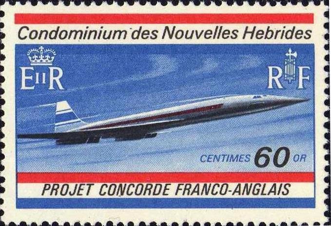 Side View of a Concorde