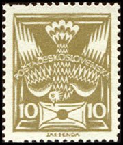 Stamp, Dove, Czechoslovakia,  , Pigeons