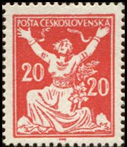 Stamp, Breaking Chains to Freedom, Czechoslovakia,  