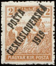 Stamp, Hungarian Stamps from 1916-18 overprinted, Czechoslovakia,  