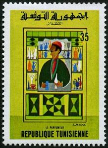 Stamp, The Perfumer, Tunisia,  , Perfumes