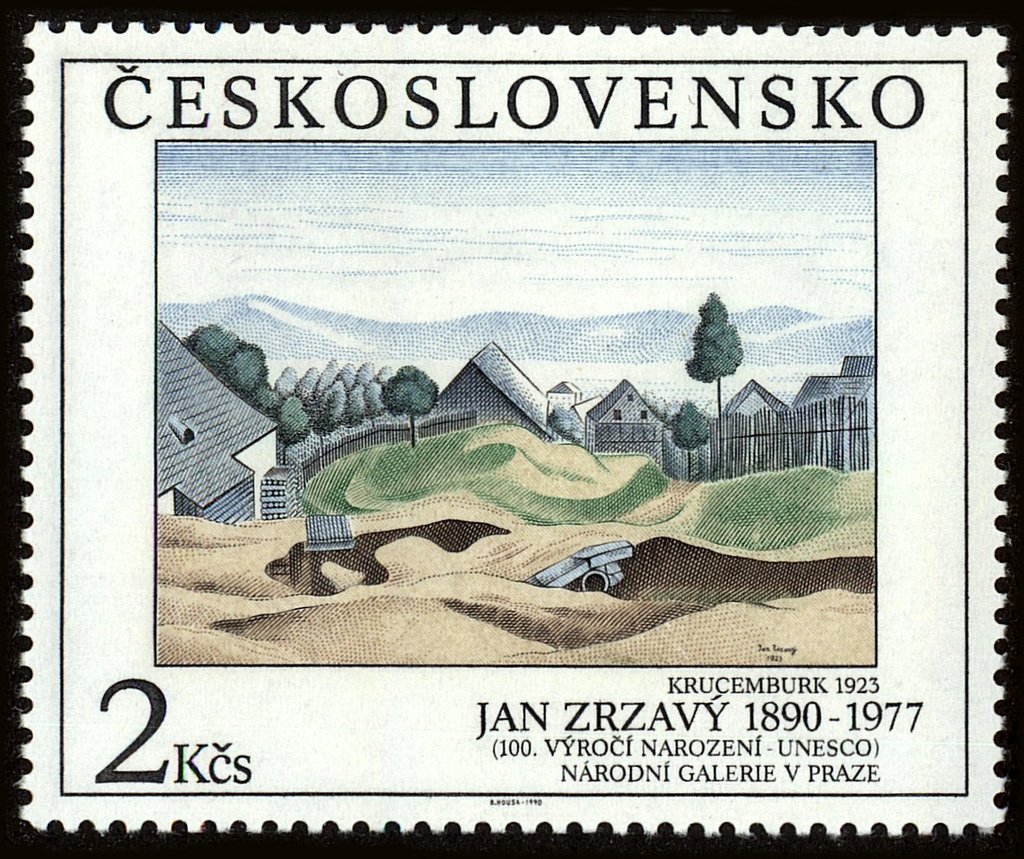 Krucemburk by Jan Zrzavy (1890-1977)
