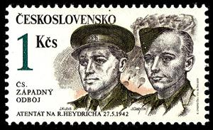 Stamp, Czechoslovak Military Actions in WWII - Uniforms, Czechoslovakia,  , Second World War, Uniforms