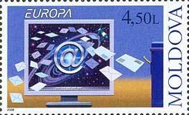 Stamp, Europa 2008. The Letter., Moldova,  , C.E.P.T., Europe