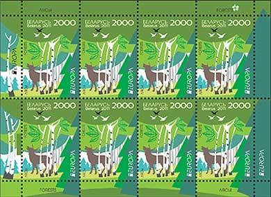 Mini Sheet, Europa - Forests, Belarus,  , C.E.P.T., Europe