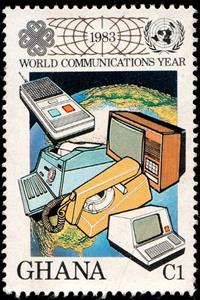Stamp, Various Comms devices, Ghana,  