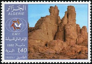 Stamp, Tassili mountains, Algeria,  , Landscapes