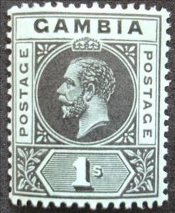 Stamp, Issue of 1912-1922, Gambia,  