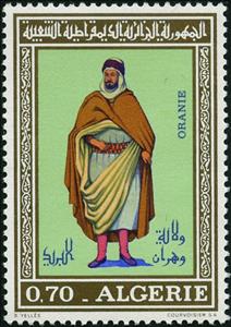 Stamp, Oranie, Algeria,  , Suits and Costumes