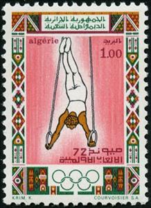 Stamp, Olympic Games Munich, Algeria,  , Olympic Games