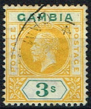 Stamp, Issue of 1912-1922, Gambia,  