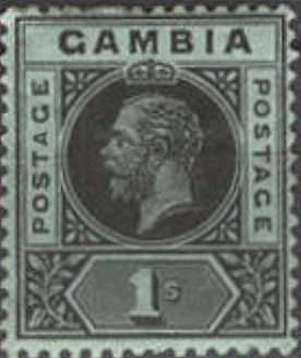Stamp, Issue of 1912-1922, Gambia,  