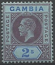 Stamp, Issue of 1912-1922, Gambia,  