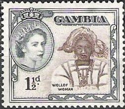 Stamp, Aborigine, Gambia,  