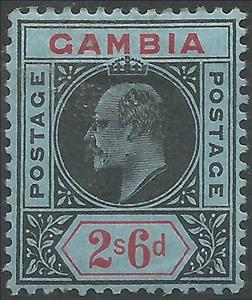 Stamp, Issue of 1904-1909, Gambia,  