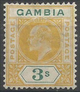 Stamp, Issue of 1904-1909, Gambia,  
