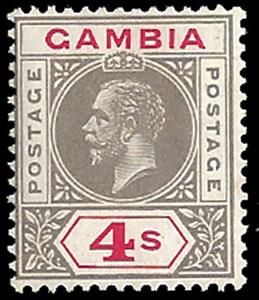 Stamp, Issue of 1921-1922, Gambia,  