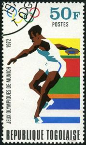 Stamp, Disc, Togo,  , Olympic Games