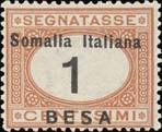 Stamp, Segnatasse, Italian colonies, territories and occupations,  