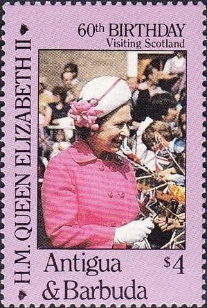 Stamp, Visiting Scotland, Antigua and Barbuda,  