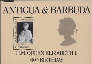 Souvenir Sheet, Held by Queen Mary,1927, Antigua and Barbuda,  
